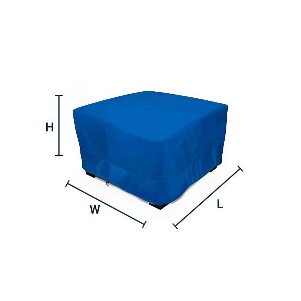 Eevelle Meridian Square Table Set Cover, Royal Blue, 98 in L x 98 in W x 25.5 in H MDTSQCL-RYL - main